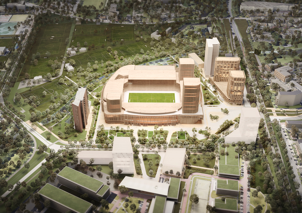 2024 01 18 Mecanoo unveils ambitious Stadionpark Galgenwaard Masterplan for Utrecht